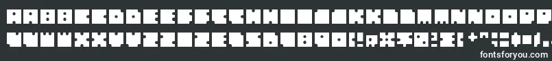 Fonte Squarescircles – fontes brancas