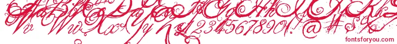 TheKing26QueenFont Font – Red Fonts