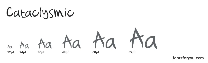 Cataclysmic Font Sizes