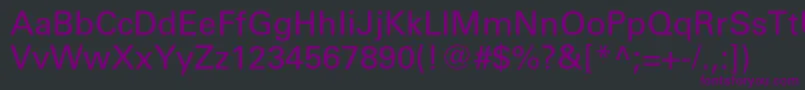 Universltstd Font – Purple Fonts on Black Background
