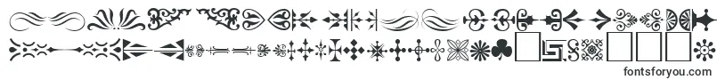 Ornament ffy-fontti – Fontit Corel Draw'lle