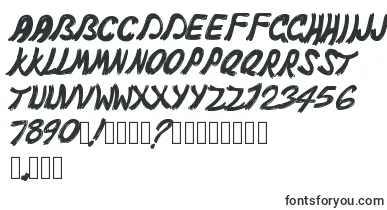 Pwghost font – artistic Fonts