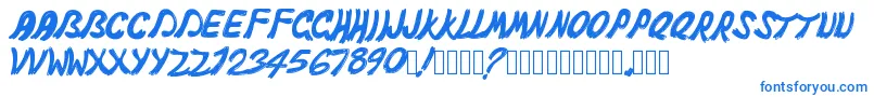 Weitere Informationen zur Pwghost-Schriftart Pwghost-Schriftart – Blaue Schriften