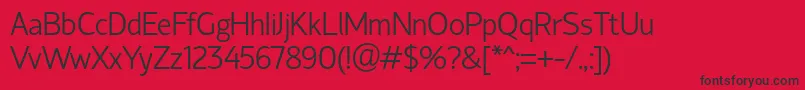 HattoriHanzo Font – Black Fonts on Red Background