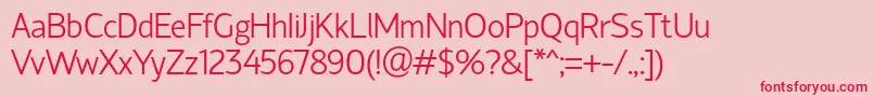 HattoriHanzo Font – Red Fonts on Pink Background