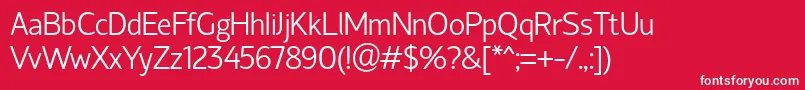 HattoriHanzo Font – White Fonts on Red Background