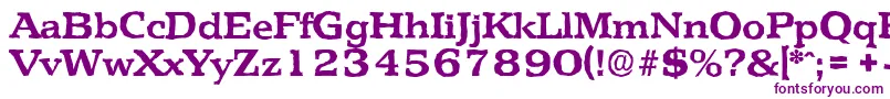 PenthouseantiqueBold-fontti – violetit fontit valkoisella taustalla
