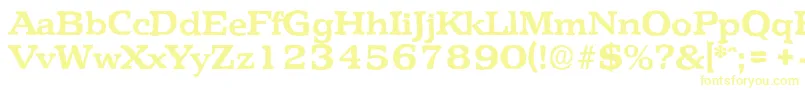 PenthouseantiqueBold-fontti – keltaiset fontit