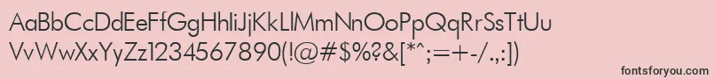 Futurali Font – Black Fonts on Pink Background