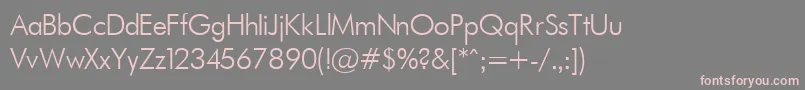 Futurali Font – Pink Fonts on Gray Background