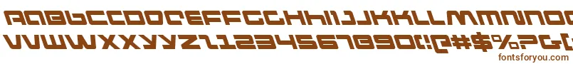 Шрифт PulseRifleLeftalic – коричневые шрифты