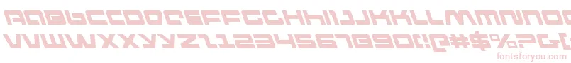 フォントPulseRifleLeftalic – ピンクのフォント