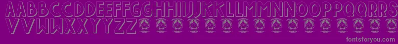 More about Indahpapuaku Font Indahpapuaku Font – Gray Fonts on Purple Background