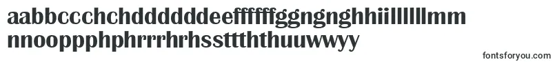 Шрифт GrenobleSfBold – валлийские шрифты