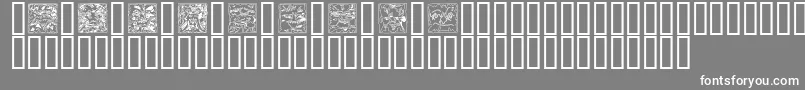 MythagoOutline Font – White Fonts on Gray Background