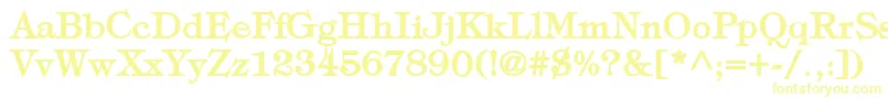 TypographyTimesBold-Schriftart – Gelbe Schriften
