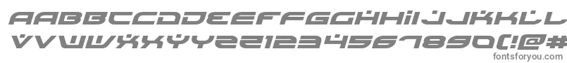 Battlefieldv4expandital Font – Gray Fonts on White Background