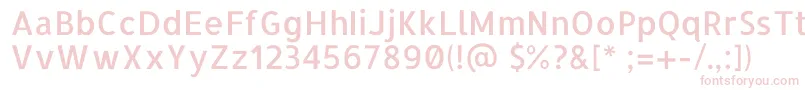 AllertaRegular Font – Pink Fonts on White Background