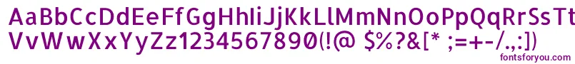 AllertaRegular Font – Purple Fonts on White Background