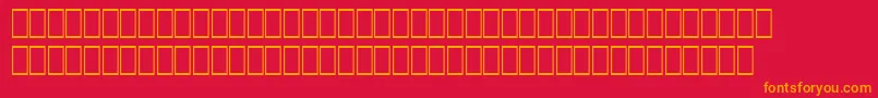 WpArabicSihafa Font – Orange Fonts on Red Background
