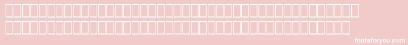 Fonte WpArabicSihafa – fontes brancas em um fundo rosa