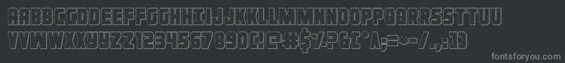 En savoir plus sur la police Ironforge3D Police Ironforge3D – polices grises sur fond noir