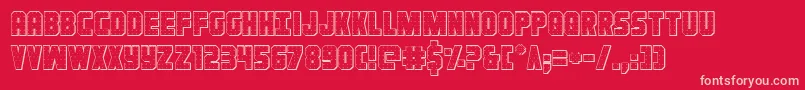 Weitere Informationen zur Ironforge3D-Schriftart Ironforge3D-Schriftart – Rosa Schriften auf rotem Hintergrund