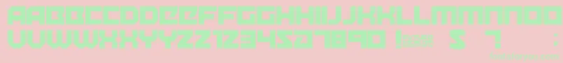 FutureSocialism Font – Green Fonts on Pink Background