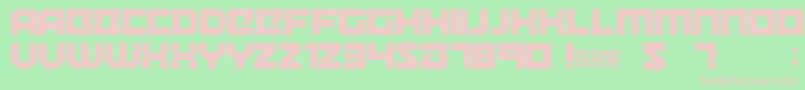FutureSocialism Font – Pink Fonts on Green Background