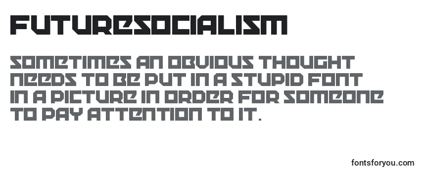 FutureSocialism フォントのレビュー
