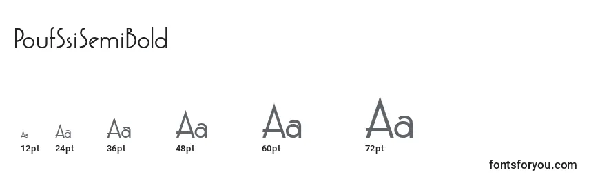 PoufSsiSemiBold Font Sizes