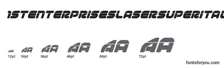 sizes of 1stenterpriseslasersuperital font, 1stenterpriseslasersuperital sizes