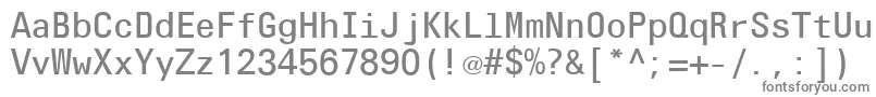 OlympiaLtLight Font – Gray Fonts on White Background
