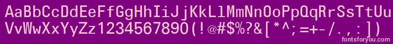 OlympiaLtLight Font – Pink Fonts on Purple Background