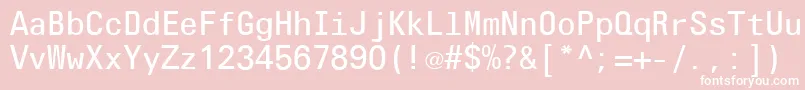 OlympiaLtLight Font – White Fonts on Pink Background