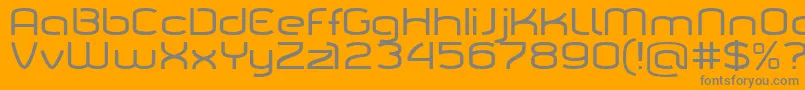 Tarpn Font – Gray Fonts on Orange Background