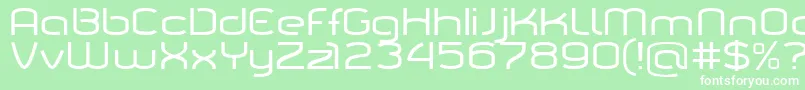 Tarpn Font – White Fonts on Green Background