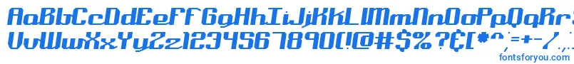 NominalBrk Font – Blue Fonts on White Background