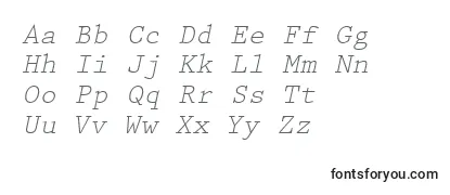 KeyboardEliteSsiItalic Font