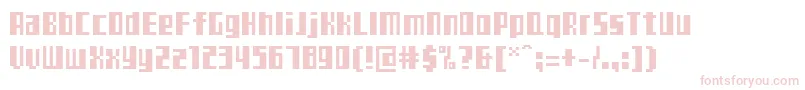 Teletekst Font – Pink Fonts on White Background