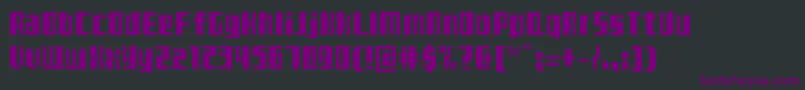 Teletekst Font – Purple Fonts on Black Background