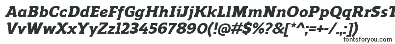 ReganslabHeavyitalic Font – Mega Man Fonts