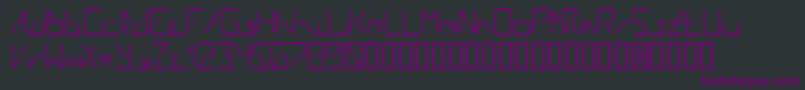 Ailiftle Font – Purple Fonts on Black Background