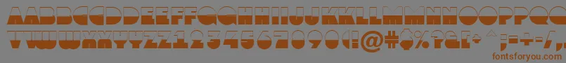 AGrotobw Font – Brown Fonts on Gray Background