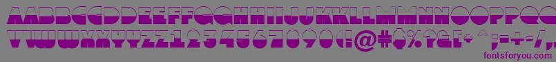 AGrotobw Font – Purple Fonts on Gray Background