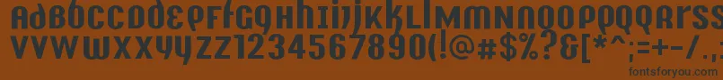 Y2kAnalogLegacy Font – Black Fonts on Brown Background