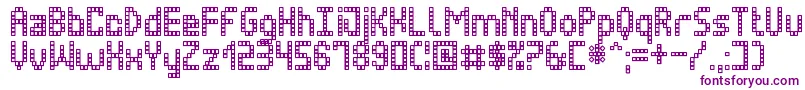 UltraledSt-fontti – violetit fontit