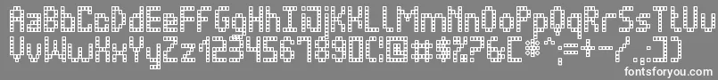 UltraledSt Font – White Fonts on Gray Background