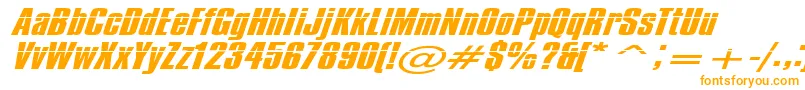 Impossible500 Font – Orange Fonts on White Background