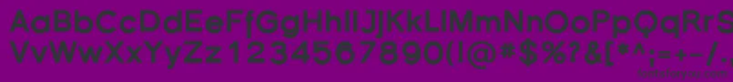 Florsn33 Font – Black Fonts on Purple Background